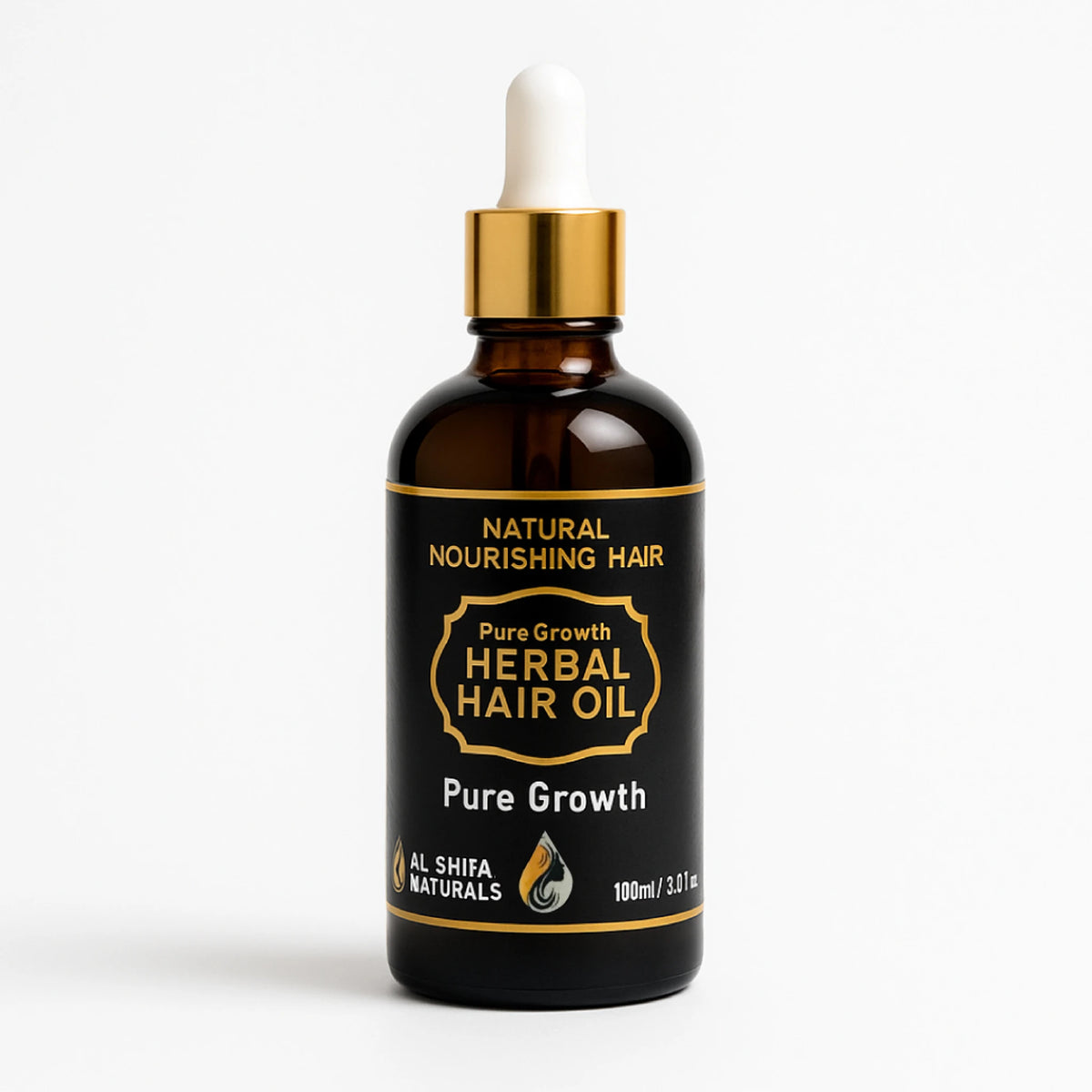 Pure Growth Herbal Hair Oil – best oil for hair growth & hair fall